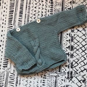 Hand-knit sweater